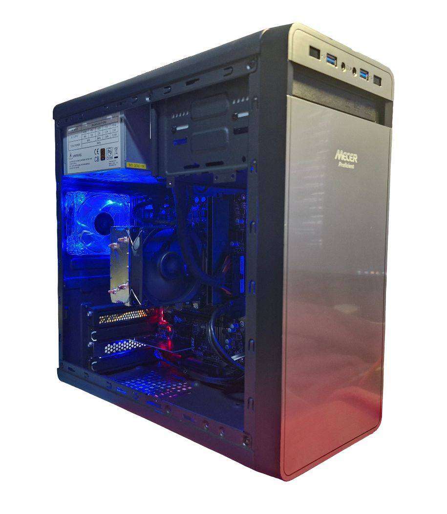 Gaming PC, MSI H110M Pro M/B, i5-7500 CPU, 16Gb RAM, 256Gb NvMe, no GPU, Win 11 Pro