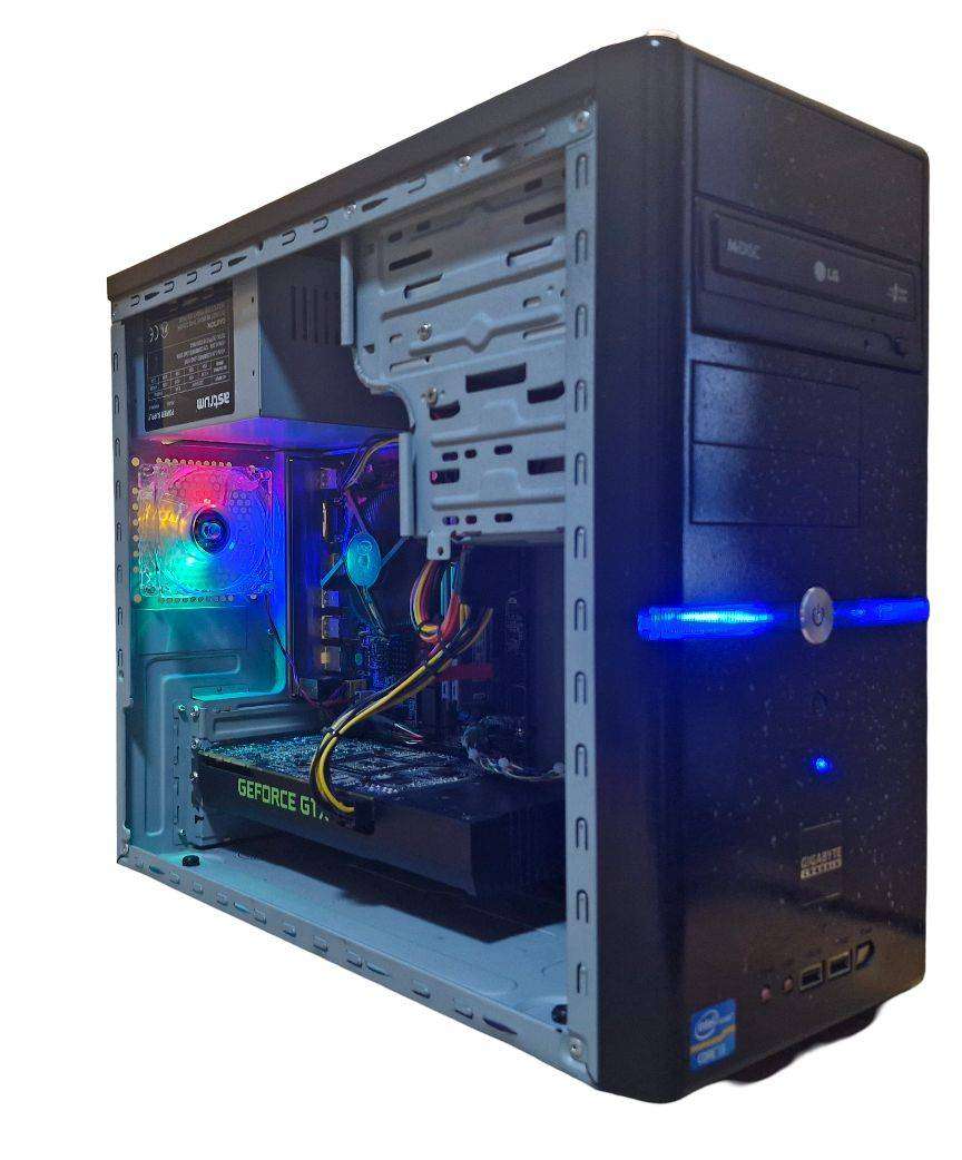 Windows 10 Desktop PC, GT 760 2Gb GPU, i5-3470 CPU, 8Gb RAM, 256Gb NvMe, DVD, Win 10 Pro