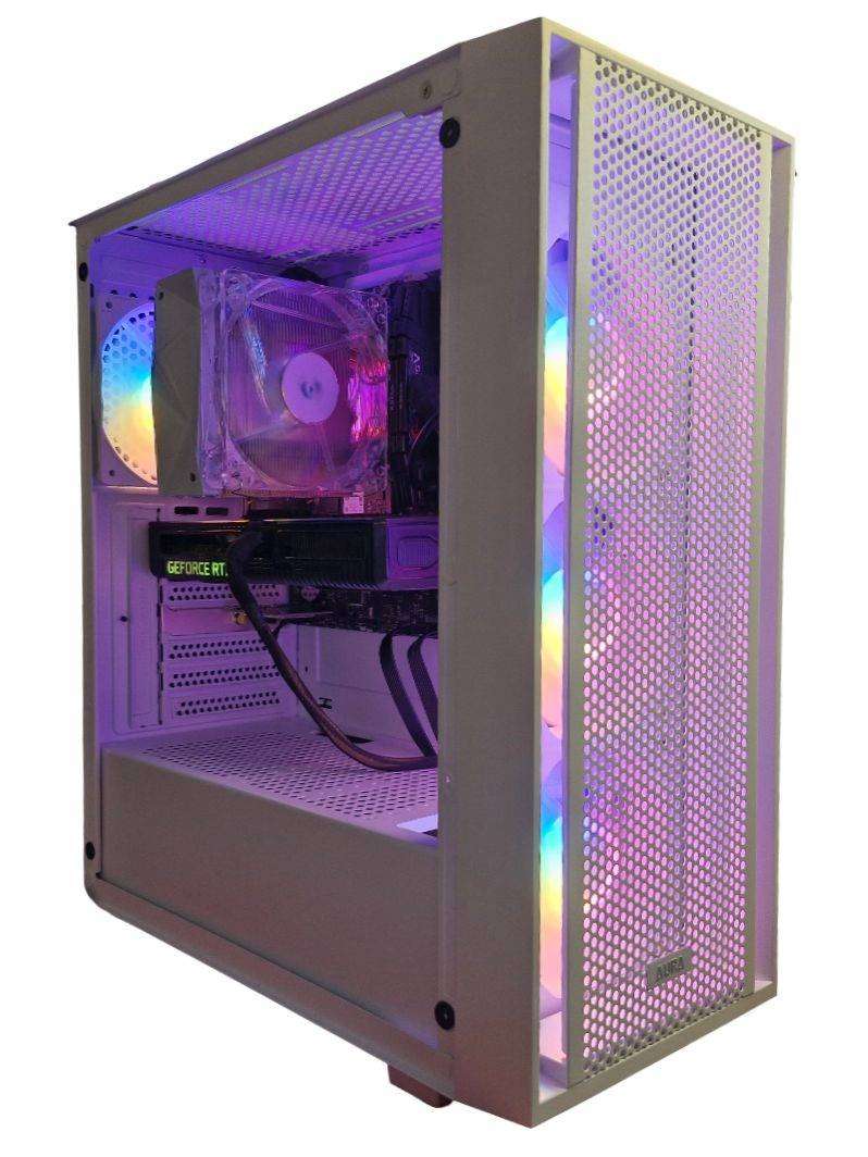 Gaming PC with static ARGB, RTX3060 12Gb GPU, i5-12400 CPU, 32Gb RAM, 1Tb NvMe, Win 11 Pro