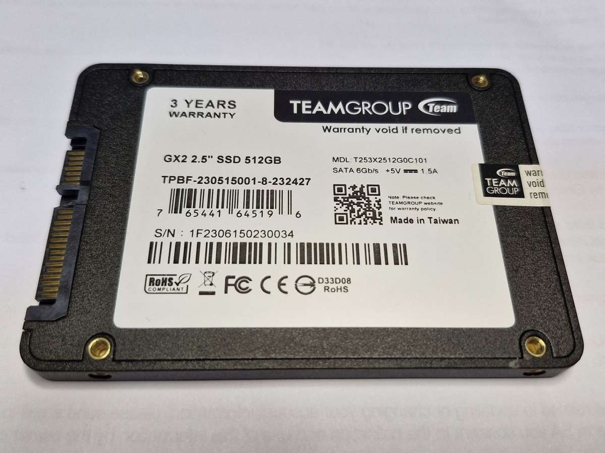 Team Group GX2 512Gb 6GB/s SATA SSD