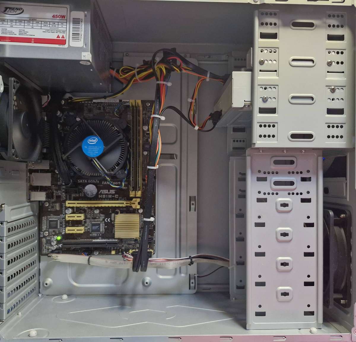 Windows 11 desktop PC, H81M M/B, i5-4460 CPU, 8Gb RAM, 256Gb SSD, DVD, no GPU, Win 11 Pro