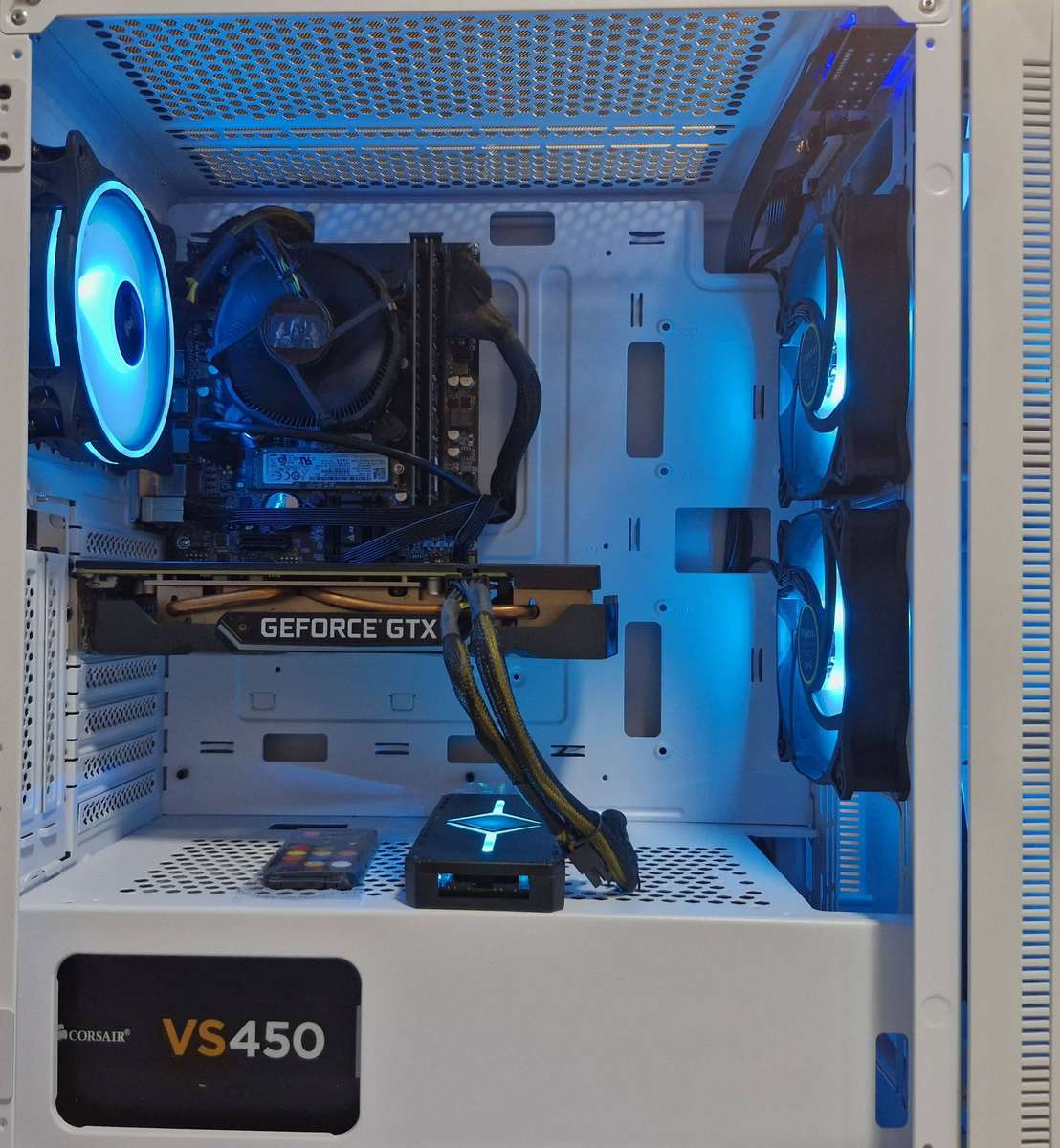 Gaming PC with ARGB, GT1660 Super 6Gb GPU, i5-4590 CPU, 16Gb RAM, 512Gb NvMe, Win 11 Pro