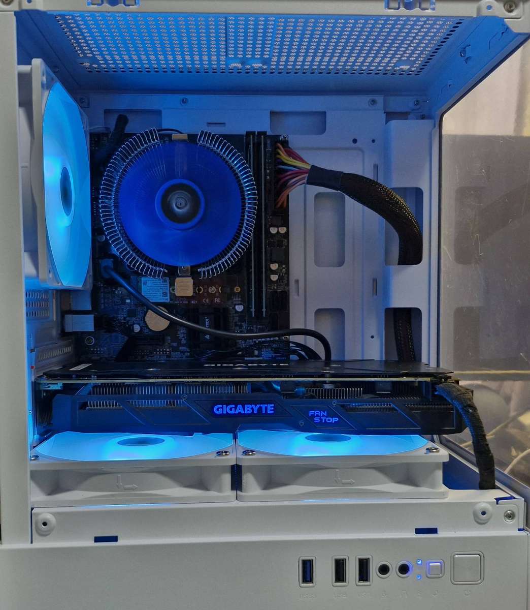 Gaming PC with ARGB, GT1060 6Gb GPU, i5-4590 CPU, 16Gb RAM, 512Gb NvMe, Win 11 Pro