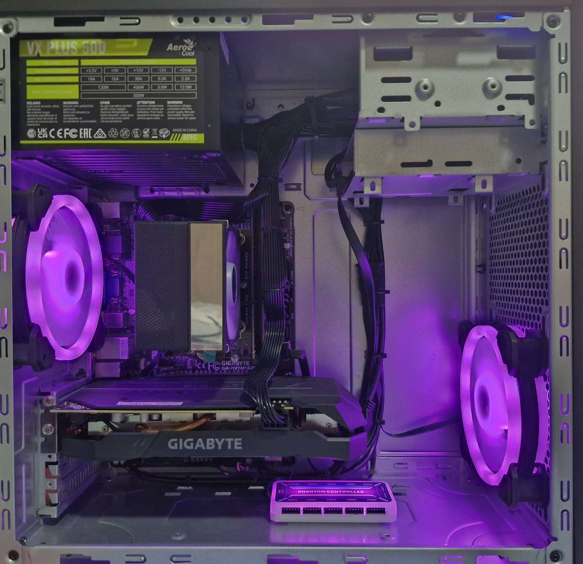 Gaming PC with ARGB, GTX 1660 Ti 6Gb GPU, i5-4690 CPU, 16Gb RAM, 512Gb SSD, Win 11 Pro