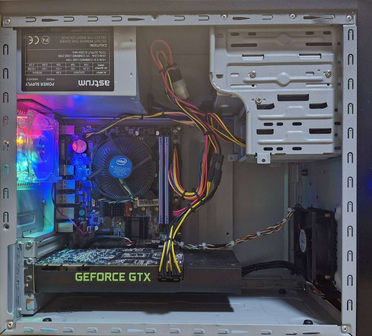 Windows 10 Desktop PC, GT 760 2Gb GPU, i5-3470 CPU, 8Gb RAM, 256Gb NvMe, DVD, Win 10 Pro