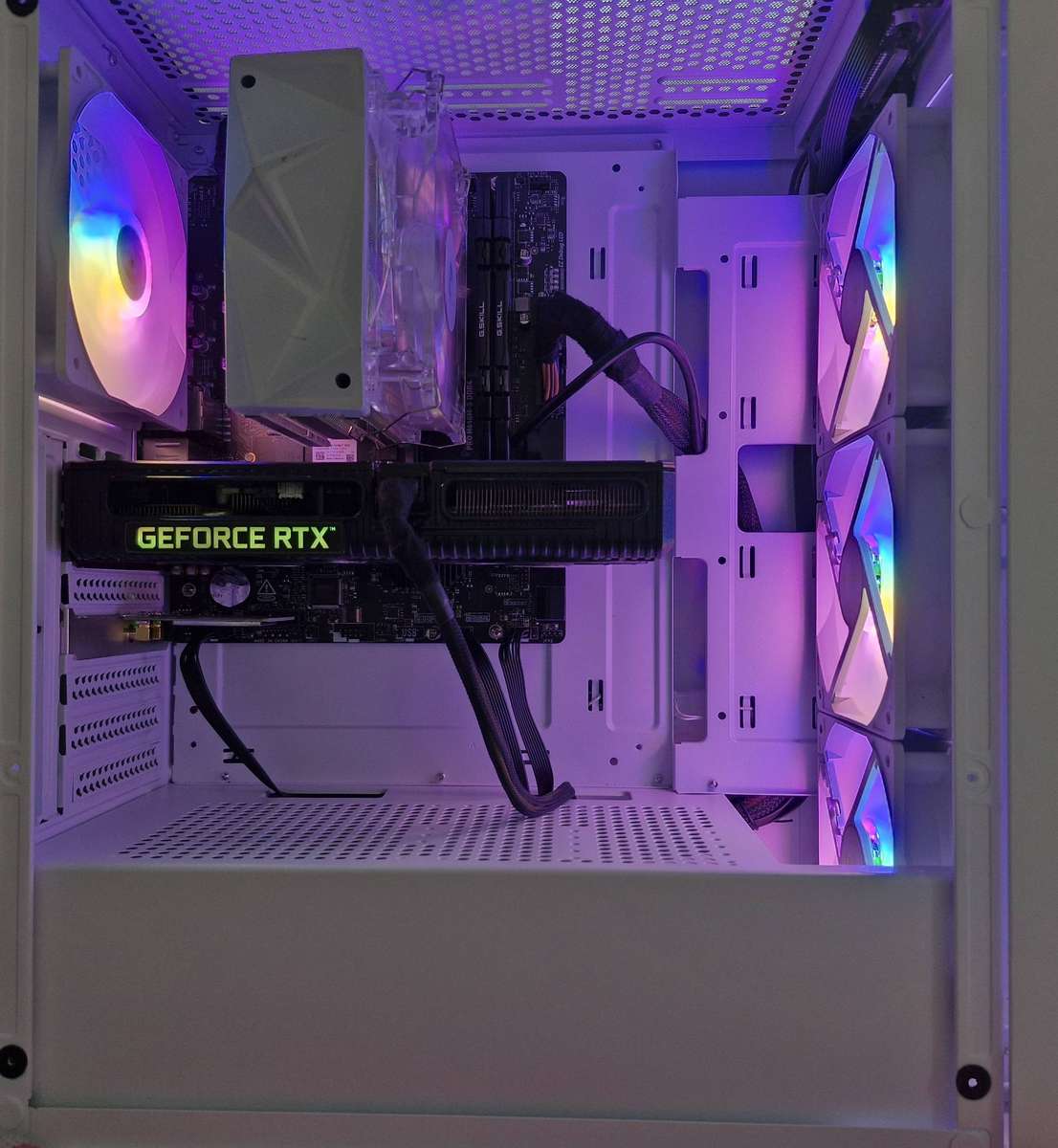 Gaming PC with static ARGB, RTX3060 12Gb GPU, i5-12400 CPU, 32Gb RAM, 1Tb NvMe, Win 11 Pro