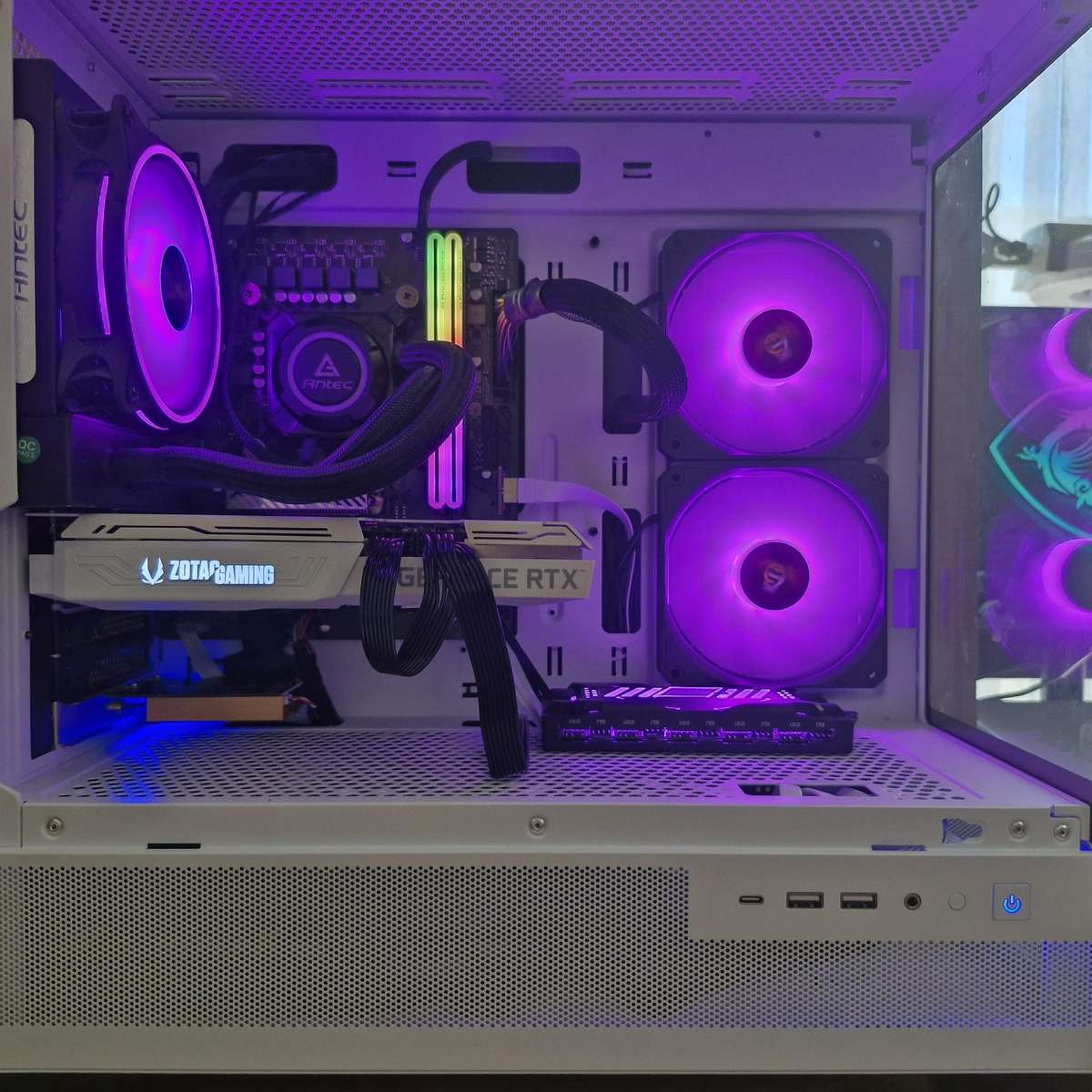 Gaming PC with ARGB, RTX3070 8Gb GPU, i5-14400 CPU, 32Gb DDR5 RAM, 1Tb Gen 4 NvMe, Win 11 Pro