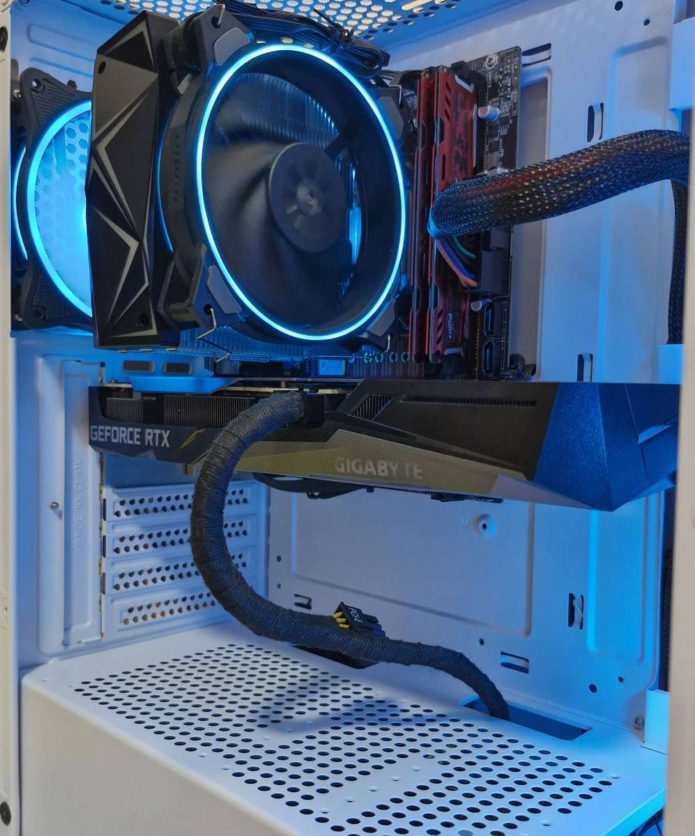 Gaming PC with ARGB, RTX3060 12Gb GPU, i5-12400 CPU, 32Gb RAM, 1Tb NvMe, Win 11 Pro