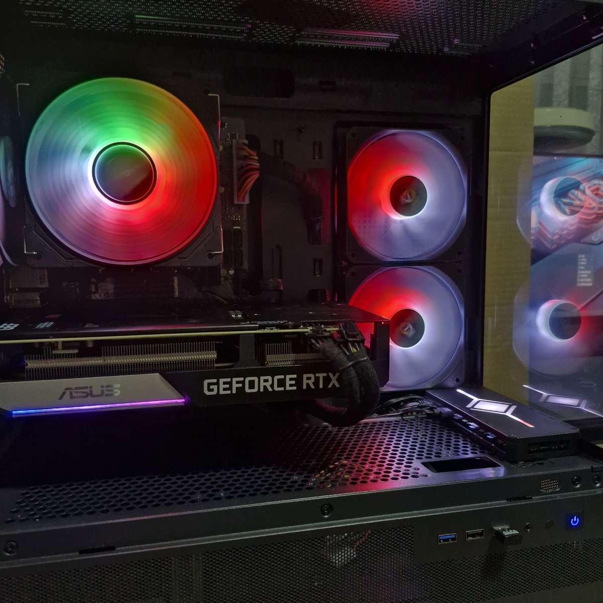 Gaming PC with aRGB, RTX3060 Ti 8Gb GPU, i5-10400 CPU, 32gb RAM, 1Tb NvMe, Win 11 Pro