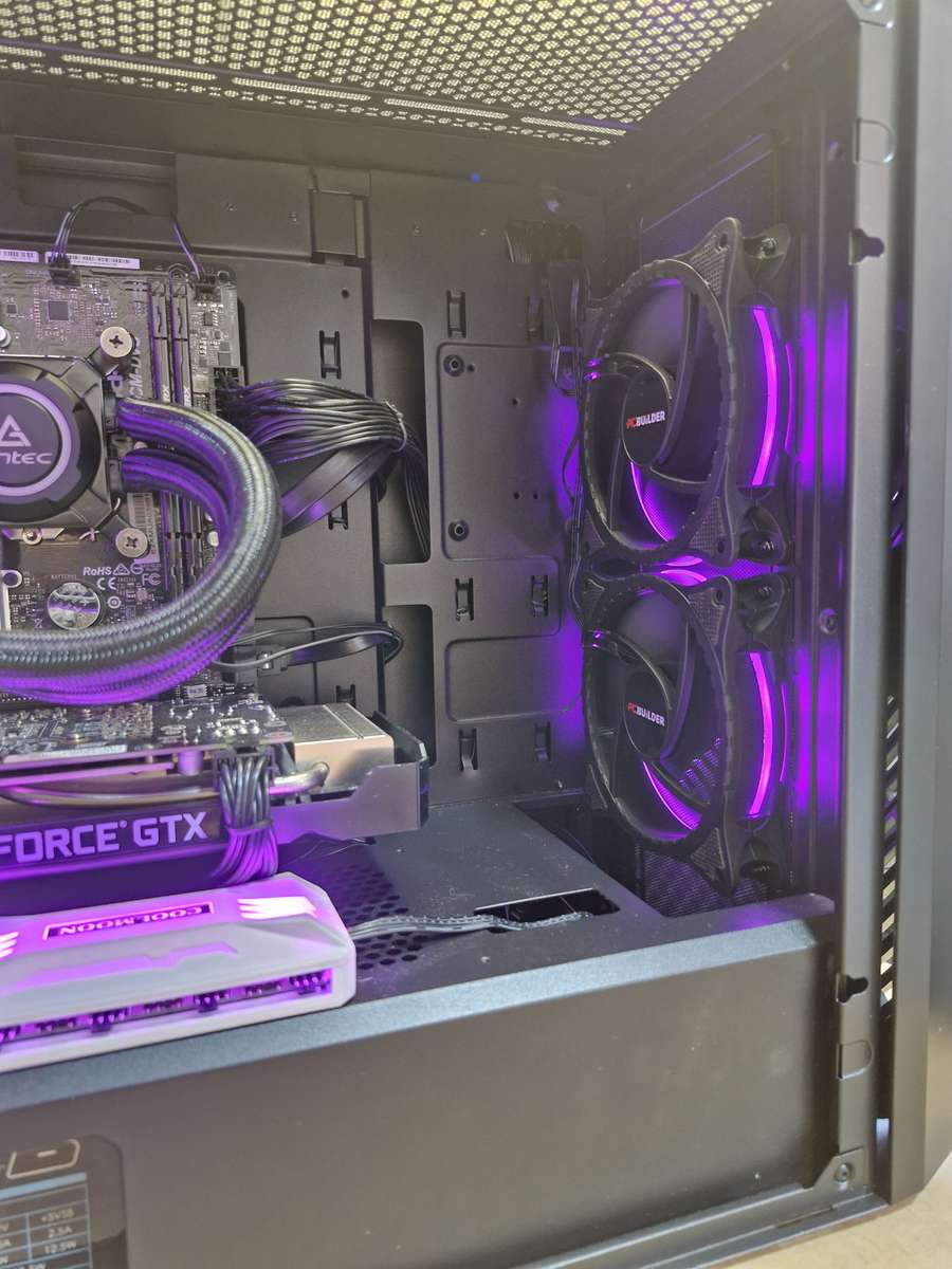 Gaming PC with aRGB, GTX1660 Ti 6Gb GPU, i5-9500 CPU, 16gb RAM, 512Mb SSD, Win 11 & Office 2021 Pro