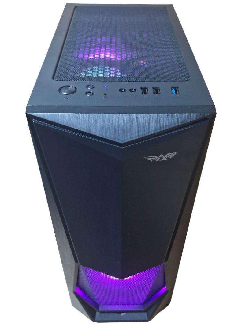 Gaming PC with ARGB, GTX1060 6Gb GPU, i5-7500 CPU, 16Gb RAM, 512Gb NvMe, Win 11 Pro