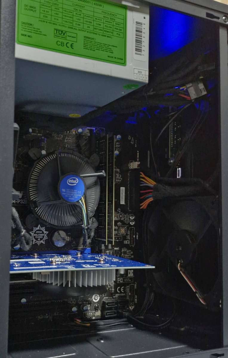 Desktop PC, M/B H81M, GT1030 2Gb GDDR5 GPU, i5-4460 CPU, 8Gb RAM, 256Gb SSD, Win 11 Pro