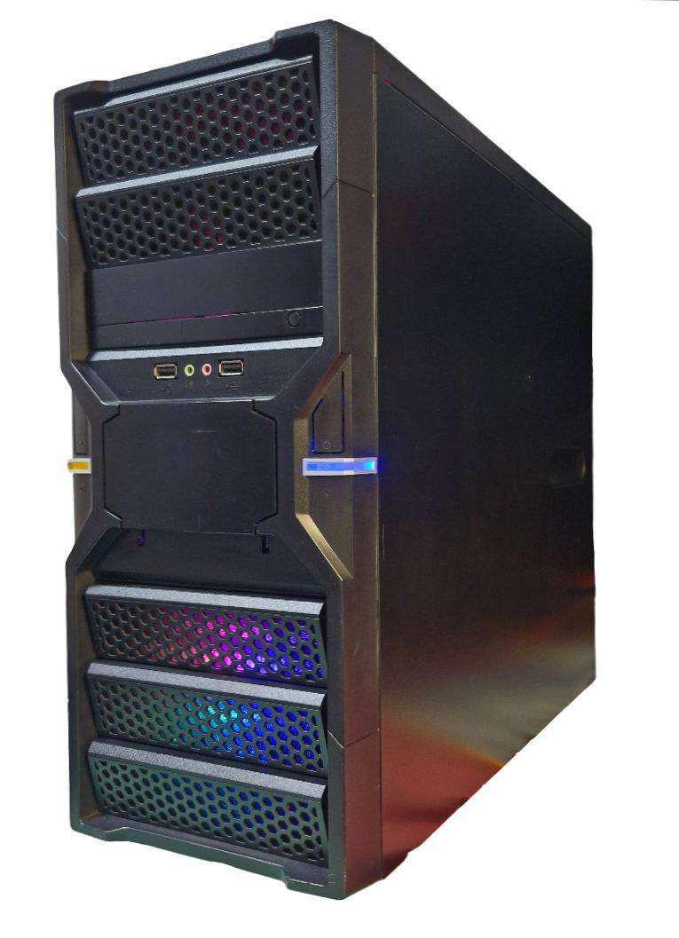 Gaming PC with ARGB, GTX 1660 Ti 6Gb GPU, i5-4590 CPU, 16Gb RAM, 512Gb SSD, Win 11 Pro