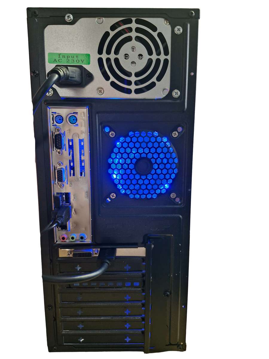 Windows 10 Desktop PC, GT1030 1Gb GPU, C2Duo E8400 CPU, 4Gb RAM, 250Gb SSD, DVD