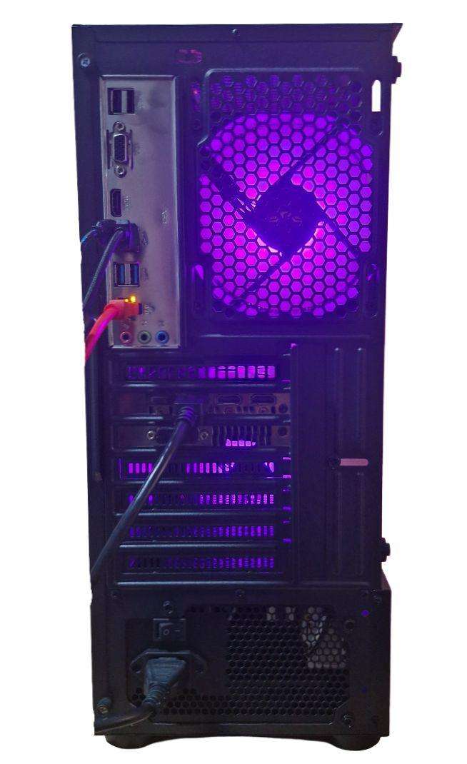 Gaming PC with ARGB, GTX1060 6Gb GPU, i5-7500 CPU, 16Gb RAM, 512Gb NvMe, Win 11 Pro