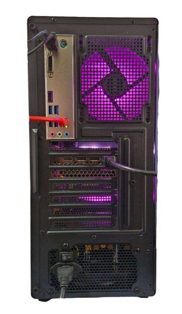 Gaming PC with ARGB, RTX 3060Ti 8Gb GPU, i7-9700 CPU, 32Gb RAM, 512Gb NvMe, Win 11 Pro