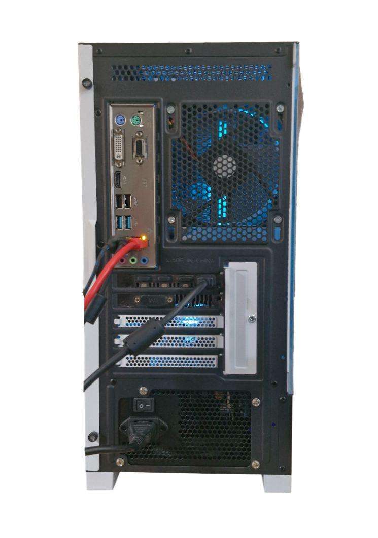 Gaming PC with ARGB, GTX1070 8Gb GPU, i5-9600KF CPU, 16Gb RAM, 512Gb NvMe, Win 11 Pro