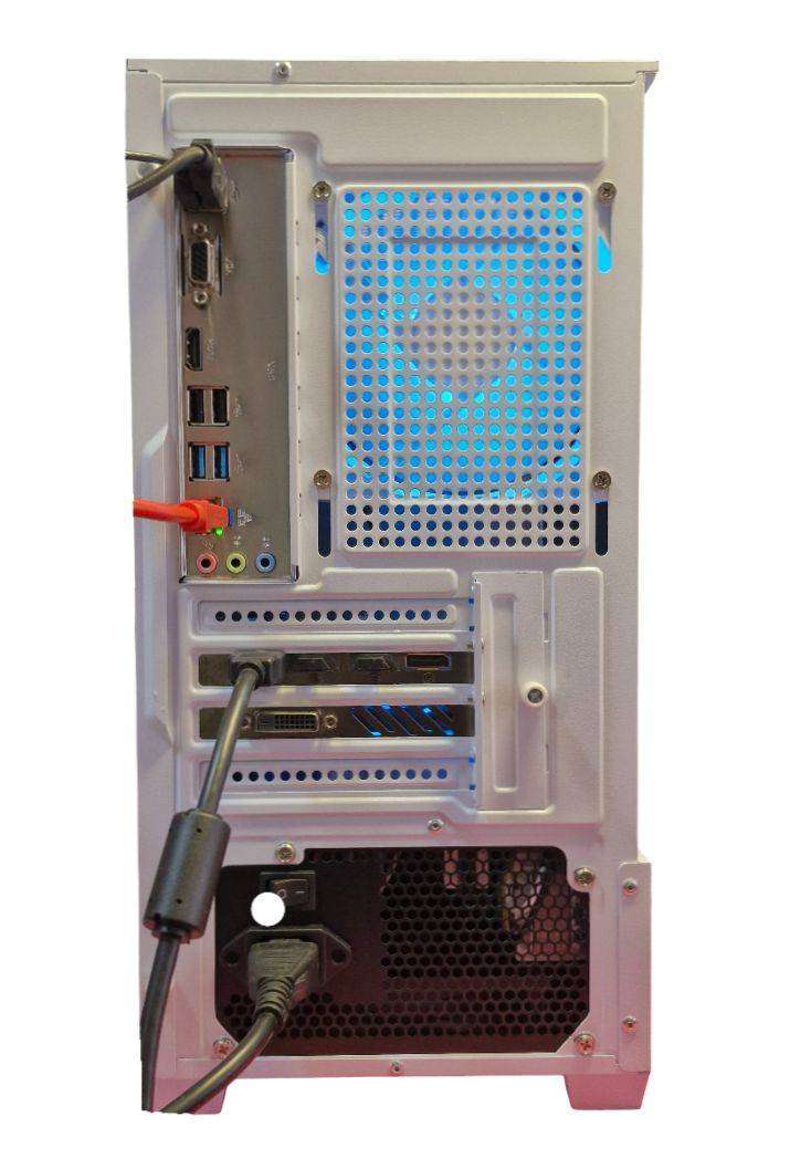 Gaming PC with ARGB, GT1060 6Gb GPU, i5-4590 CPU, 16Gb RAM, 512Gb NvMe, Win 11 Pro