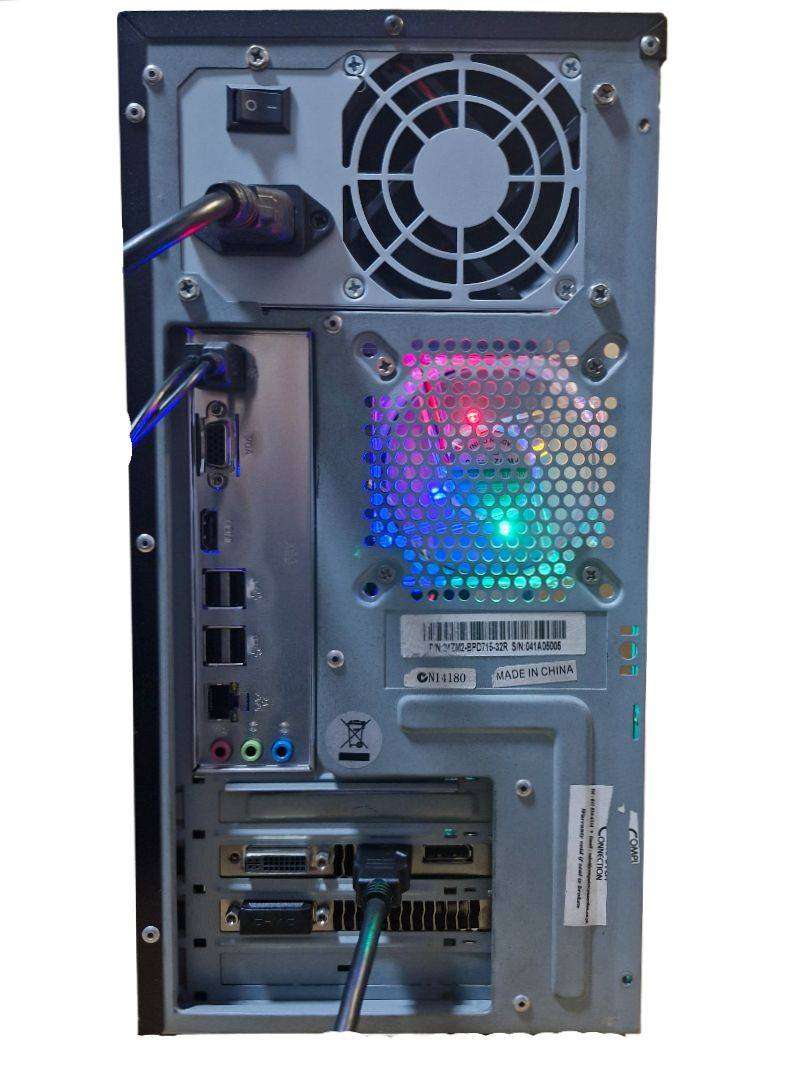 Windows 10 Desktop PC, GT 760 2Gb GPU, i5-3470 CPU, 8Gb RAM, 256Gb NvMe, DVD, Win 10 Pro