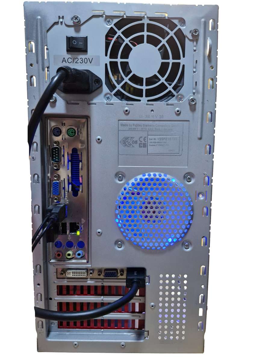 Windows 10 Desktop PC, GT 220 1Gb GPU, Core2 Quad CPU, 4Gb RAM, 240Gb SSD, DVD, Win 10 Pro