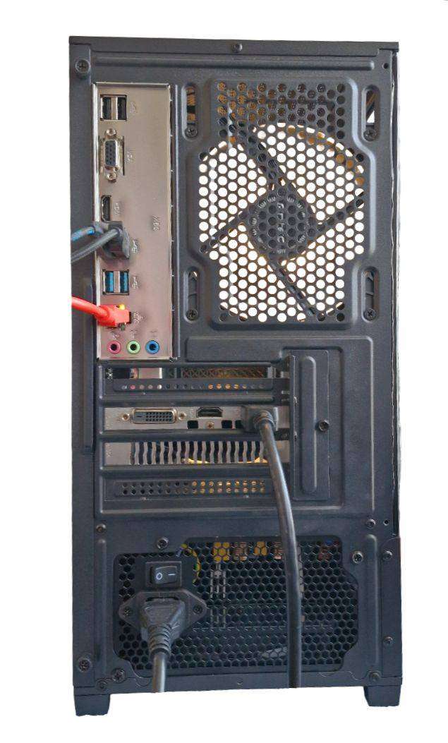 Gaming PC with ARGB, GTX 1660 Super 6Gb GPU, i7-7700 CPU, 16Gb RAM, 512Gb NvMe, Win 11 Pro