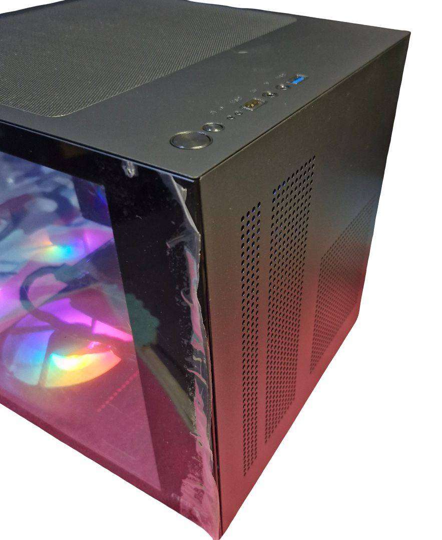 Gaming compact PC with static ARGB, GTX1060 6Gb GPU, i5-4460 CPU, 16Gb RAM, 512Gb SSD, Win 11 Pro