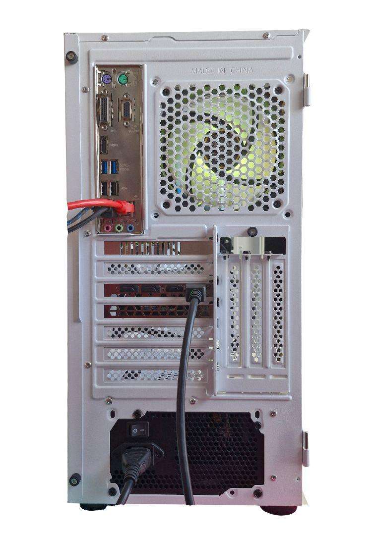 Gaming PC with ARGB, GTX1660 Ti 6Gb GPU, i5-6400 CPU, 16Gb RAM, 512Gb NvMe, Win 11 Pro