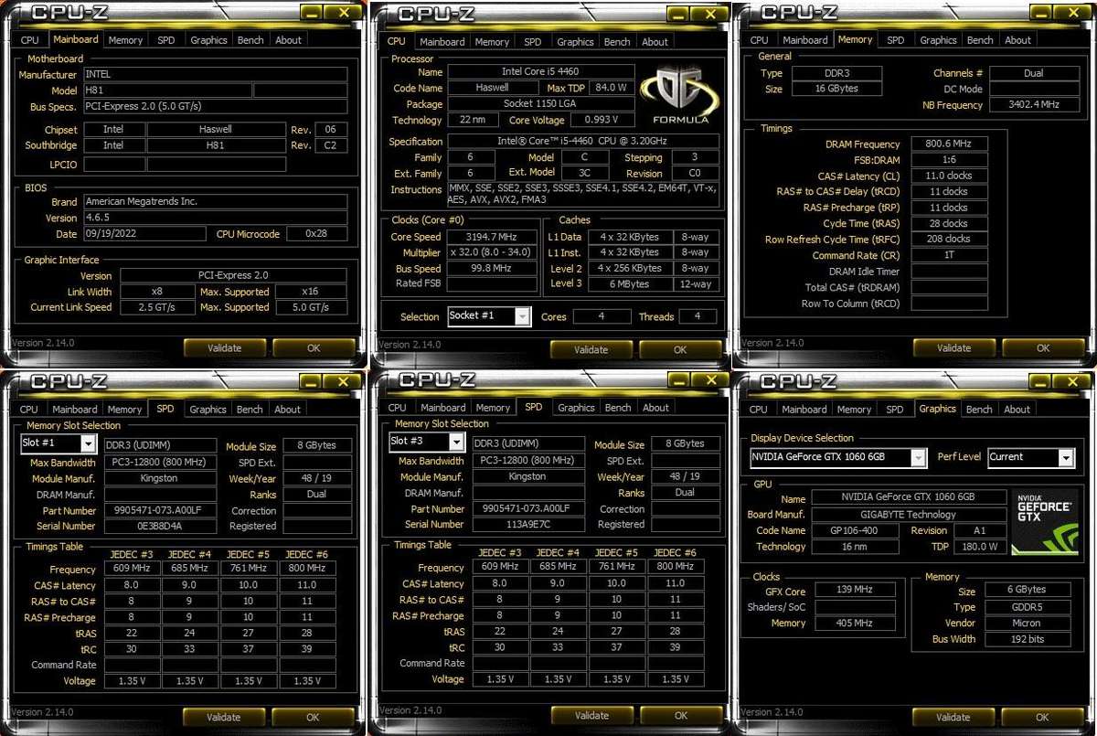 Gaming PC with ARGB, GT1060 6Gb GPU, i5-4460 CPU, 16Gb RAM, 512Gb NvMe, Win 11 Pro