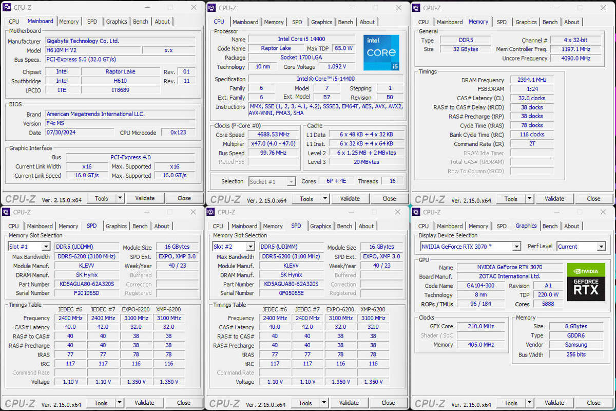 Gaming PC with ARGB, RTX3070 8Gb GPU, i5-14400 CPU, 32Gb DDR5 RAM, 1Tb Gen 4 NvMe, Win 11 Pro