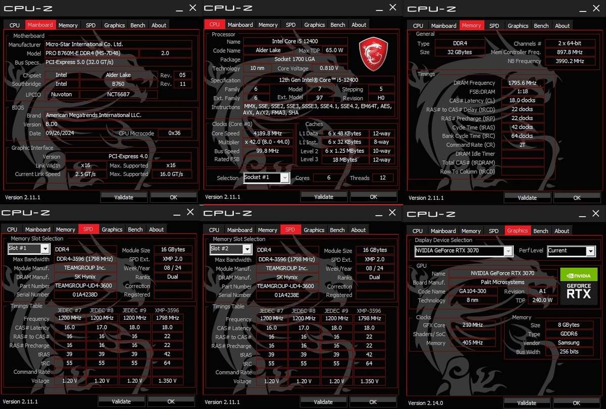 Gaming PC with aRGB, RTX3070 8Gb GPU, i5-12400 CPU, 32gb RAM, 1Tb NvMe, Win 11 & Office 2021 Pro