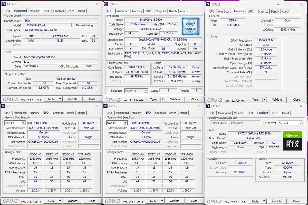 Gaming PC with ARGB, RTX2060 6Gb GPU, i5-9400 CPU, 16Gb RAM, 512Gb NvMe, Win 11 Pro