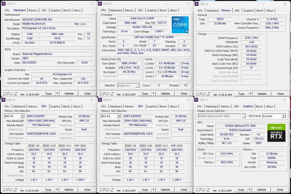 Gaming PC with static ARGB, RTX3060 12Gb GPU, i5-12400F CPU, 32Gb RAM, 1Tb NvMe, Win 11 Pro