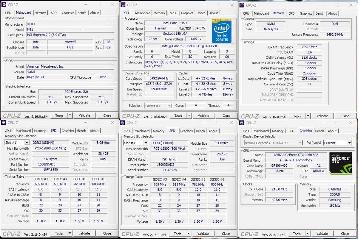 Gaming PC with ARGB, GT1060 6Gb GPU, i5-4590 CPU, 16Gb RAM, 512Gb NvMe, Win 11 Pro