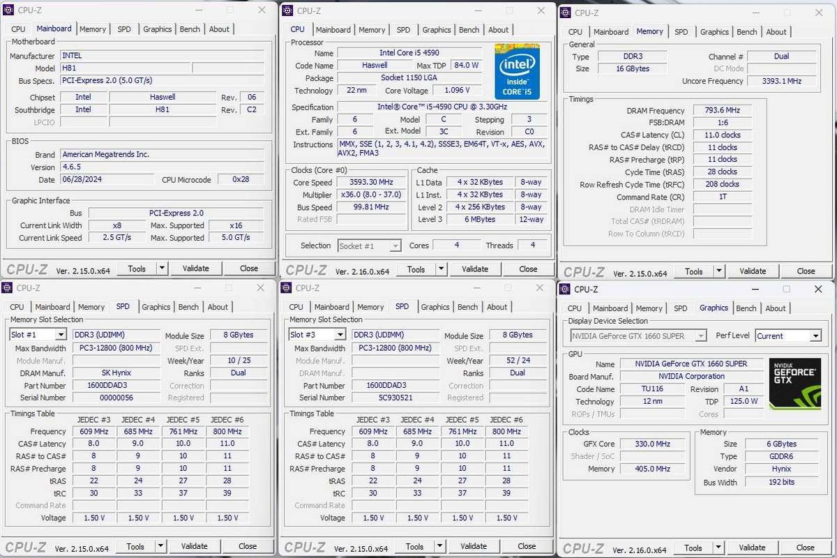 Gaming PC with ARGB, GT1660 Super 6Gb GPU, i5-4590 CPU, 16Gb RAM, 512Gb NvMe, Win 11 Pro