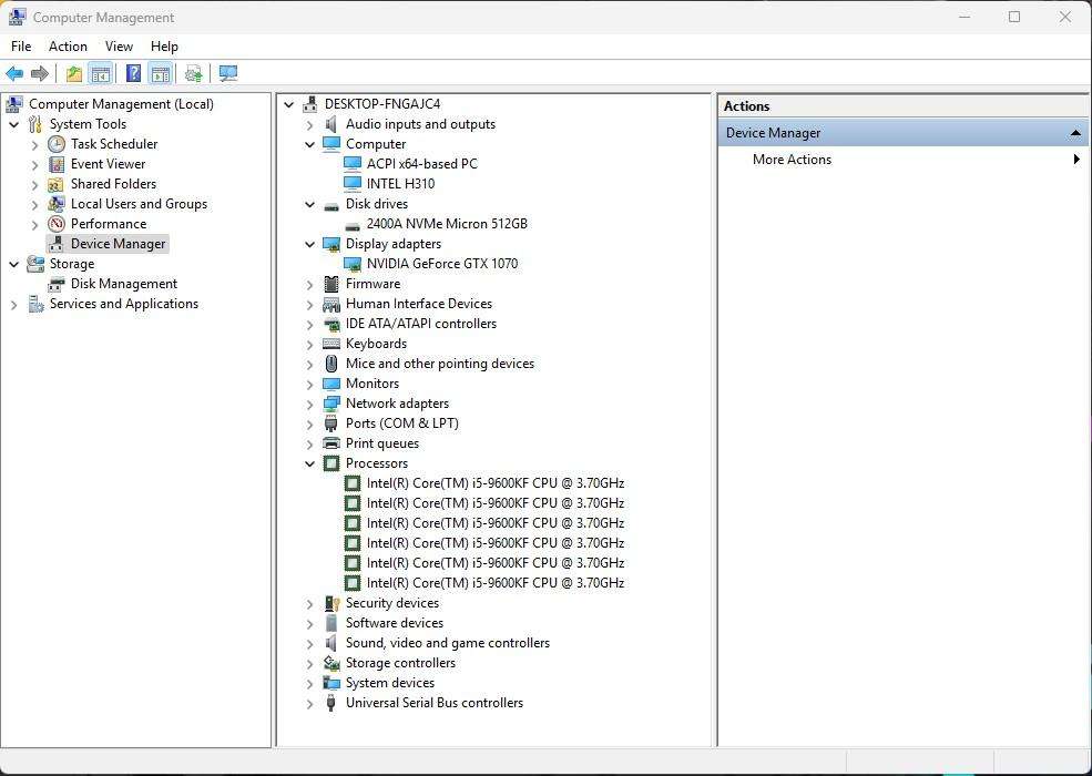 Gaming PC with ARGB, GTX1070 8Gb GPU, i5-9600KF CPU, 16Gb RAM, 512Gb NvMe, Win 11 Pro
