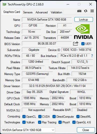 Gaming PC with ARGB, GT1060 6Gb GPU, i5-4590 CPU, 16Gb RAM, 512Gb NvMe, Win 11 Pro