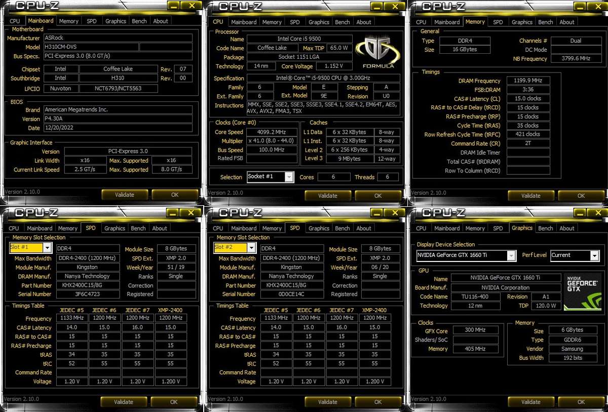 Gaming PC with aRGB, GTX1660 Ti 6Gb GPU, i5-9500 CPU, 16gb RAM, 512Mb SSD, Win 11 & Office 2021 Pro