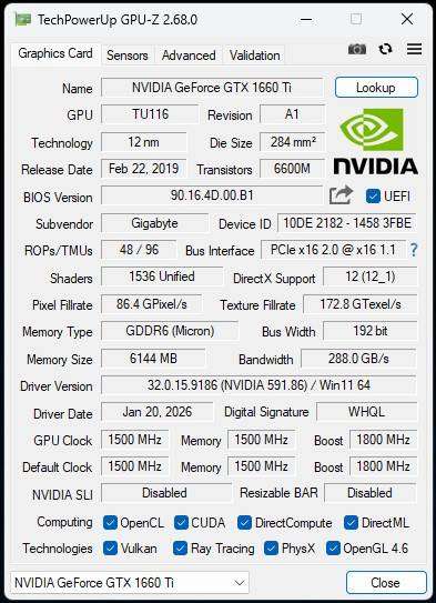 Gaming PC with ARGB, GTX 1660 Ti 6Gb GPU, i5-4590 CPU, 16Gb RAM, 512Gb SSD, Win 11 Pro