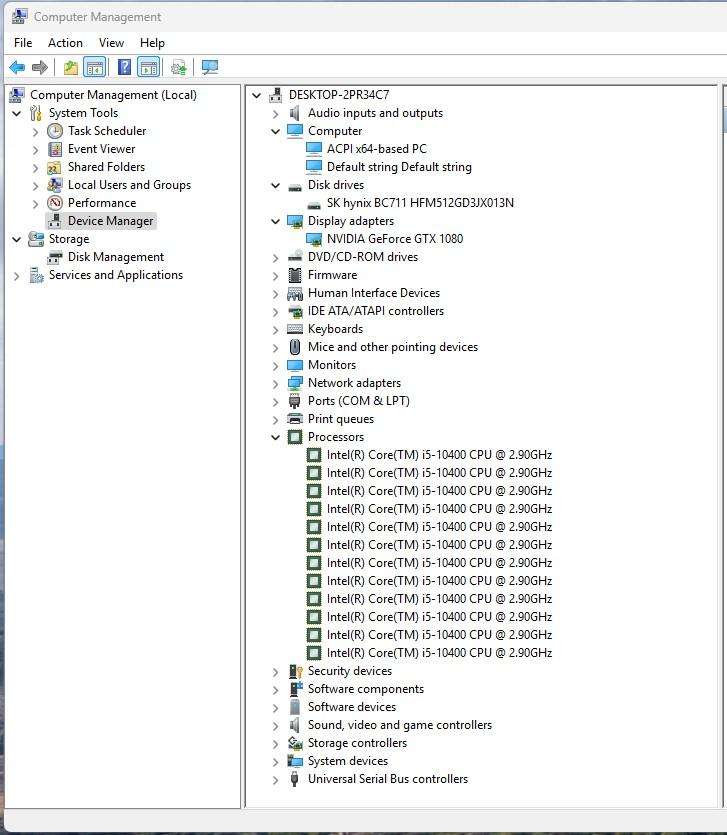 Gaming PC with ARGB, GTX1080 8Gb GPU, i5-10400 CPU, 16Gb RAM, 512Gb NvMe, Win 11 Pro