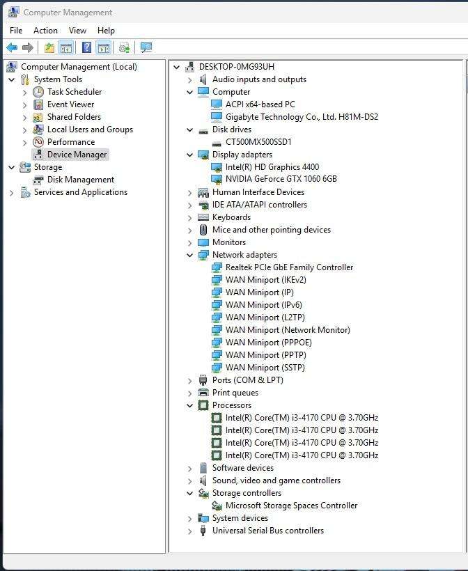 Gaming PC with ARGB, GT1060 6Gb GPU, i5-4460 CPU, 16Gb RAM, 512Gb SSD, DVD, Win 11 Pro