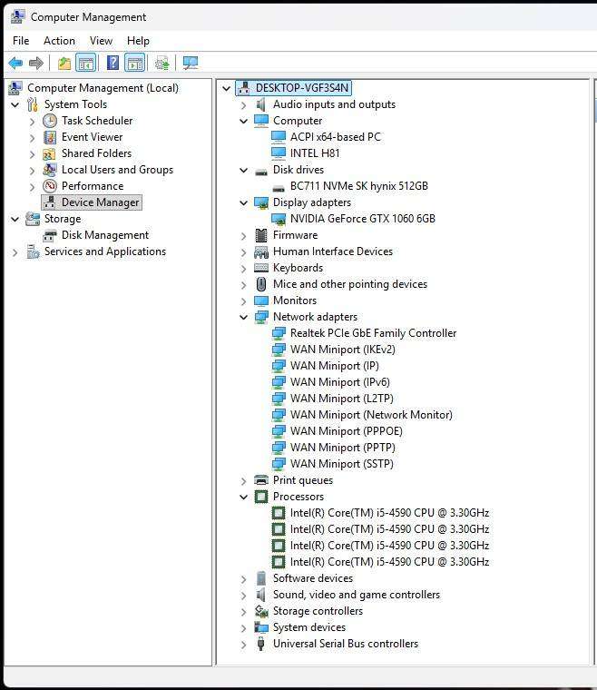 Gaming PC with ARGB, GT1060 6Gb GPU, i5-4590 CPU, 16Gb RAM, 512Gb NvMe, Win 11 Pro