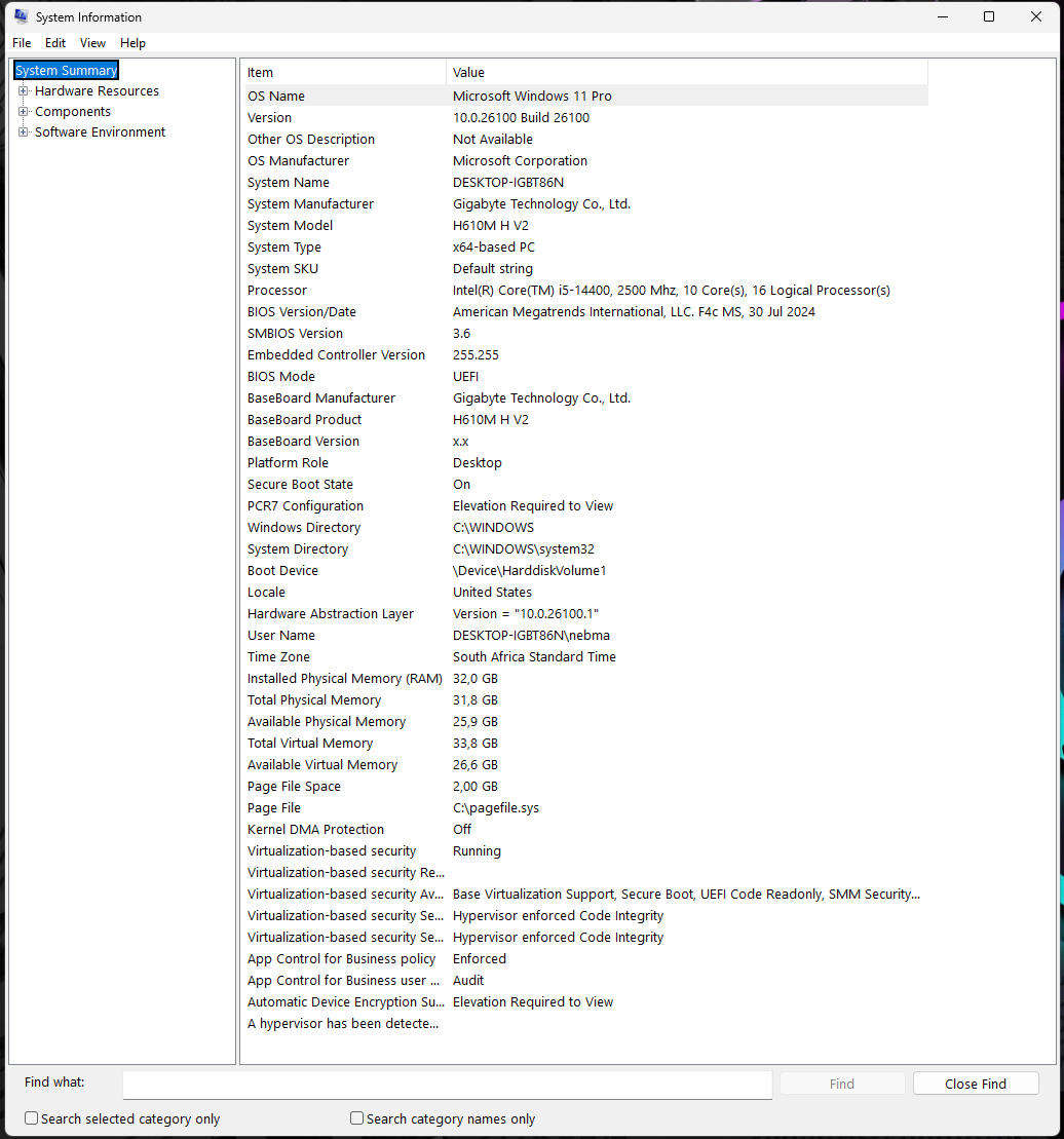 Gaming PC with ARGB, RTX3070 8Gb GPU, i5-14400 CPU, 32Gb DDR5 RAM, 1Tb Gen 4 NvMe, Win 11 Pro