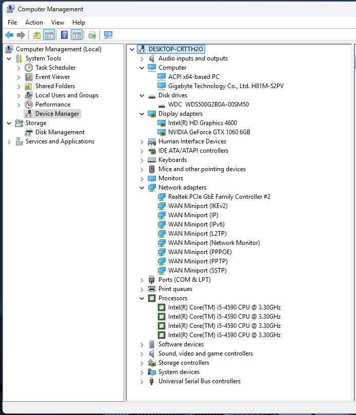 Gaming compact PC with static ARGB, GTX1060 6Gb GPU, i5-4590 CPU, 16Gb RAM, 512Gb SSD, Win 11 Pro
