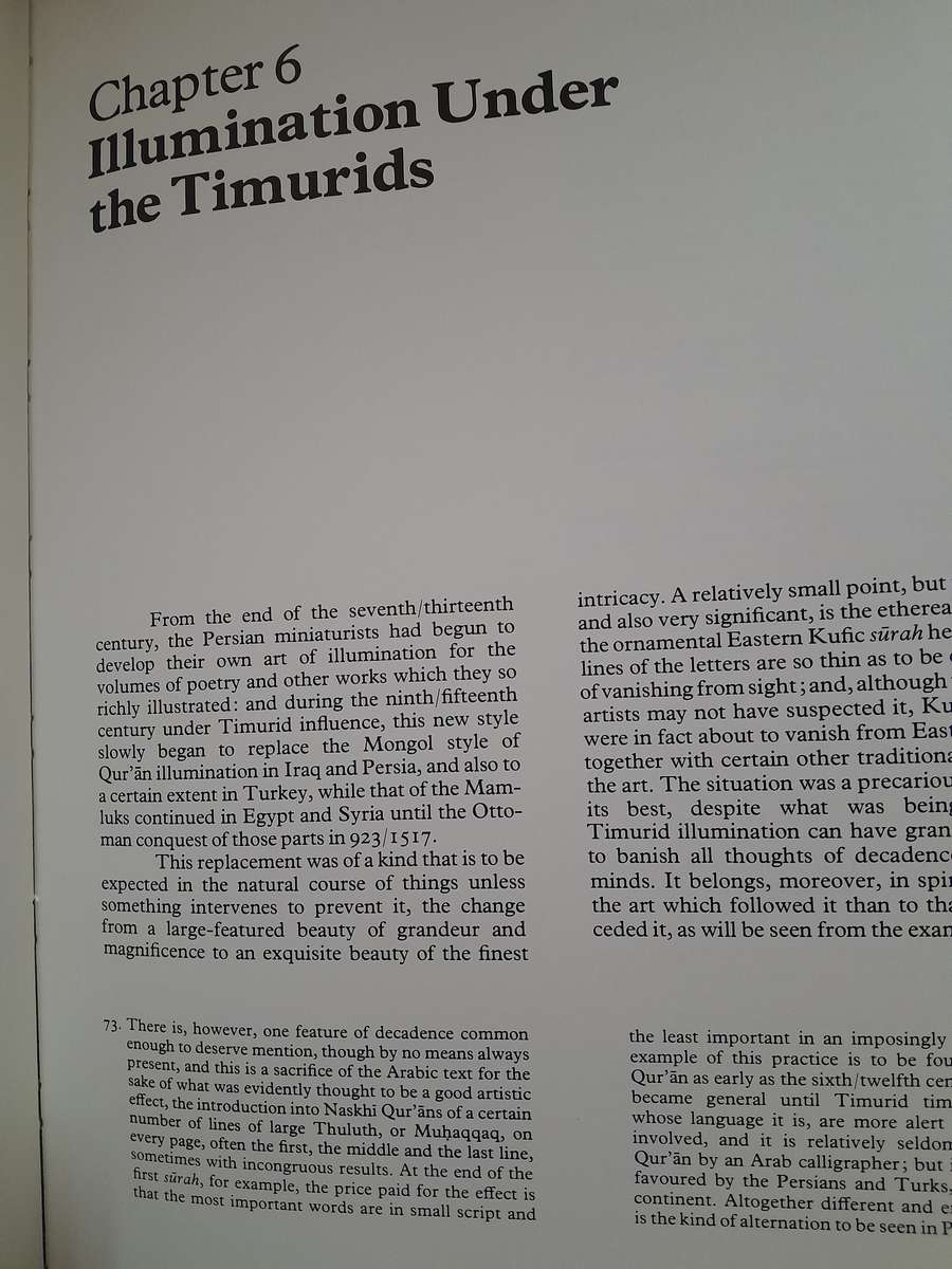 The Quranic Art of Calligraphy and Illumination