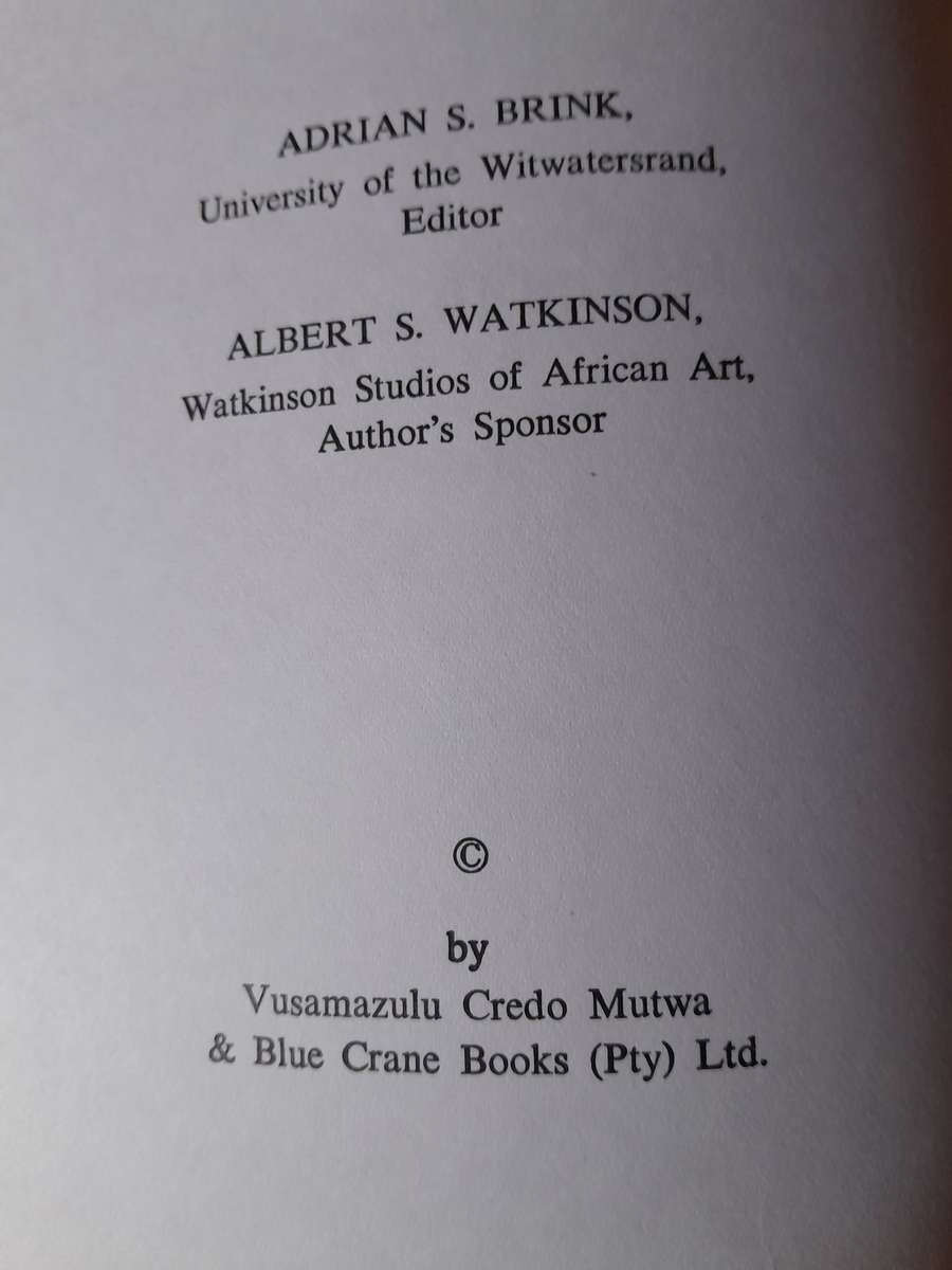 Credo Mutwa -  Indaba, My Children & Africa Is My Witness - set of 2