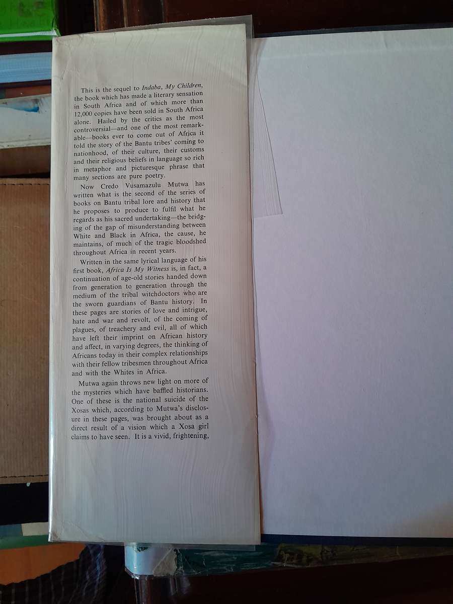 Credo Mutwa -  Indaba, My Children & Africa Is My Witness - set of 2