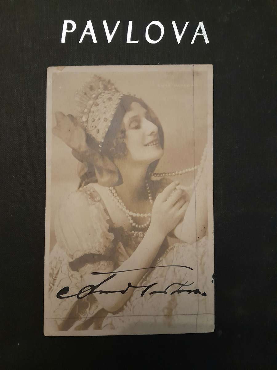 Pavlova - autographed postcard (includes book)