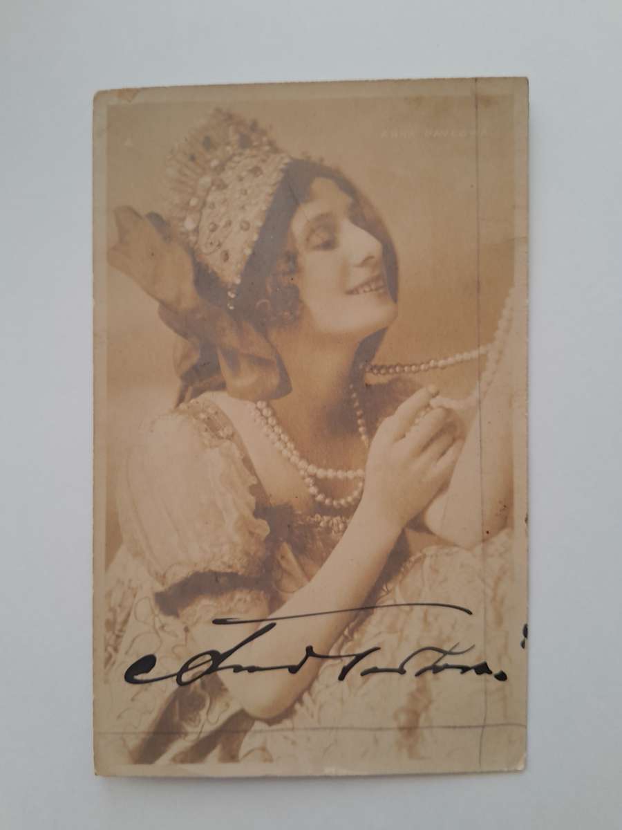 Pavlova - autographed postcard (includes book)