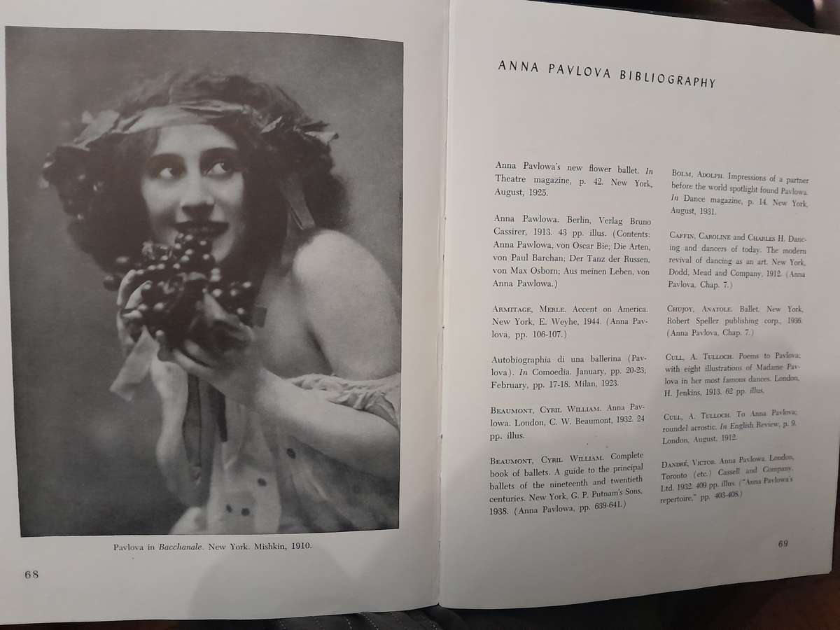 Pavlova - autographed postcard (includes book)