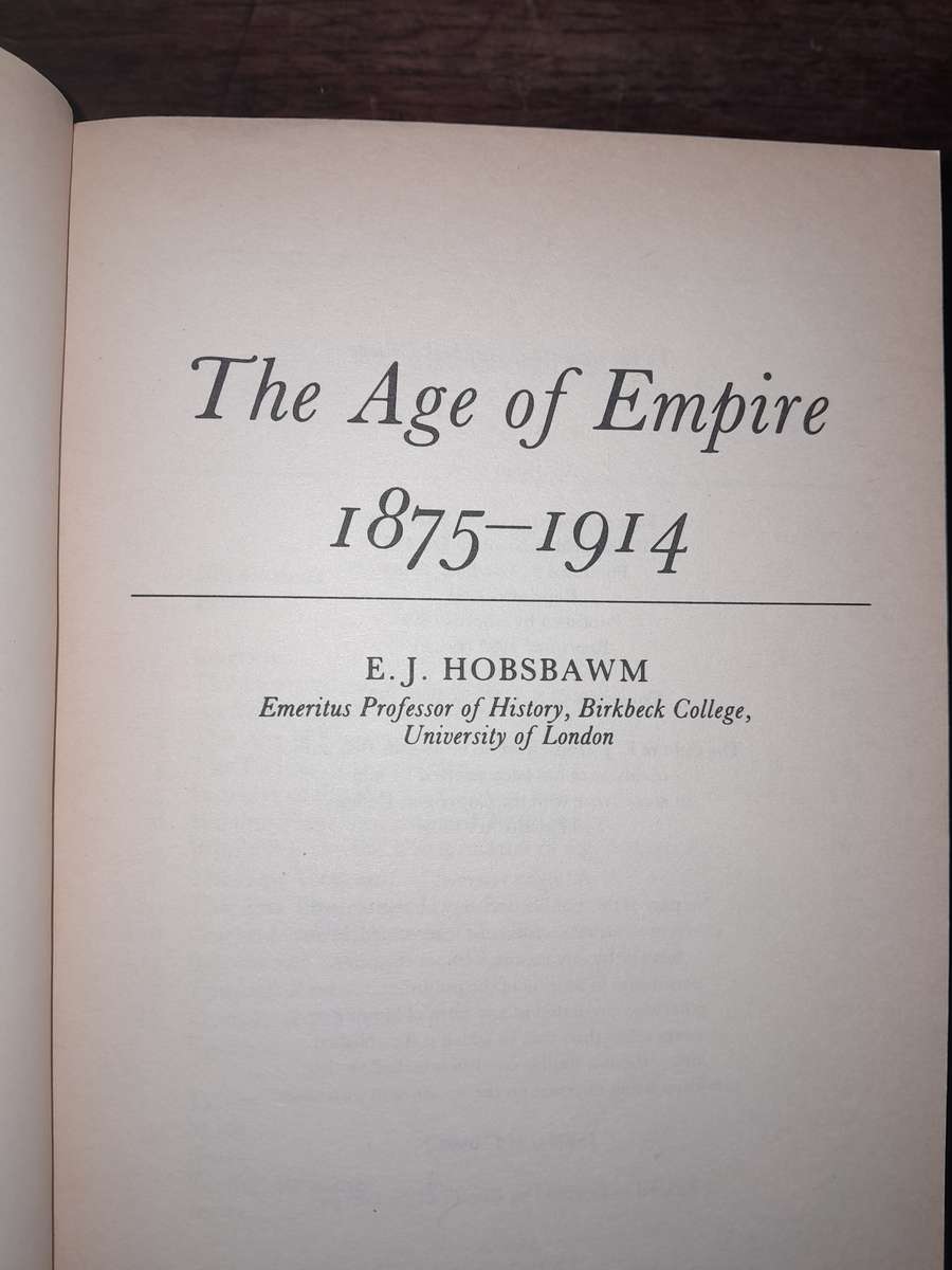 E.J. Hobsbawm - set of 4 books